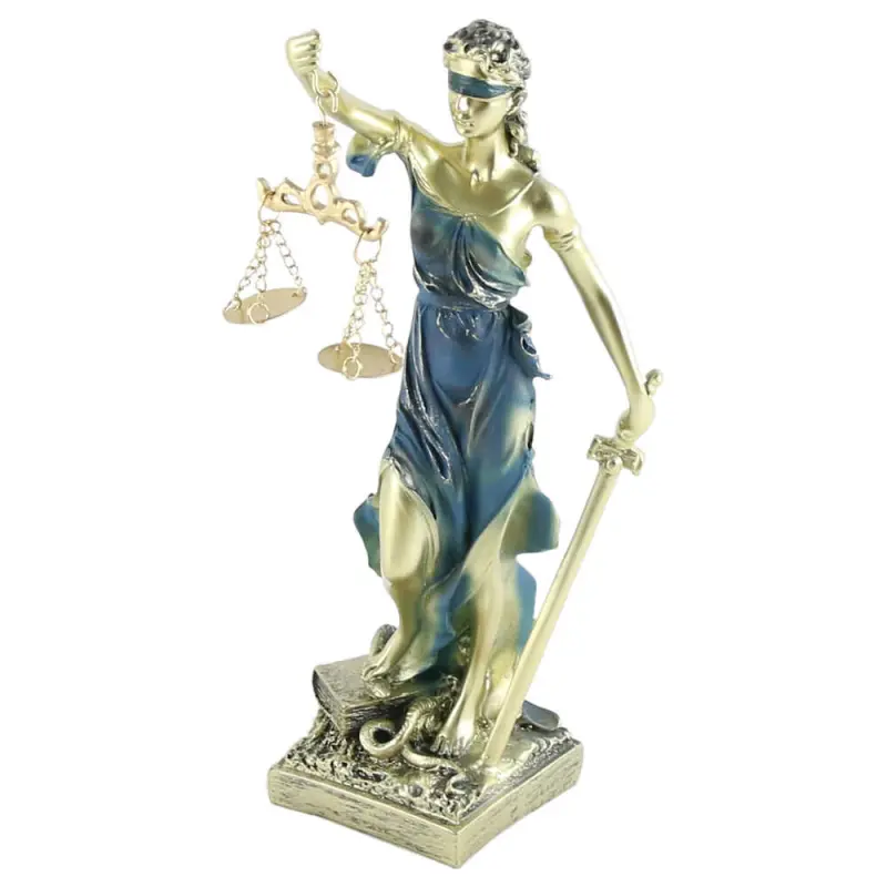 Statueta justice din rasina 28 cm